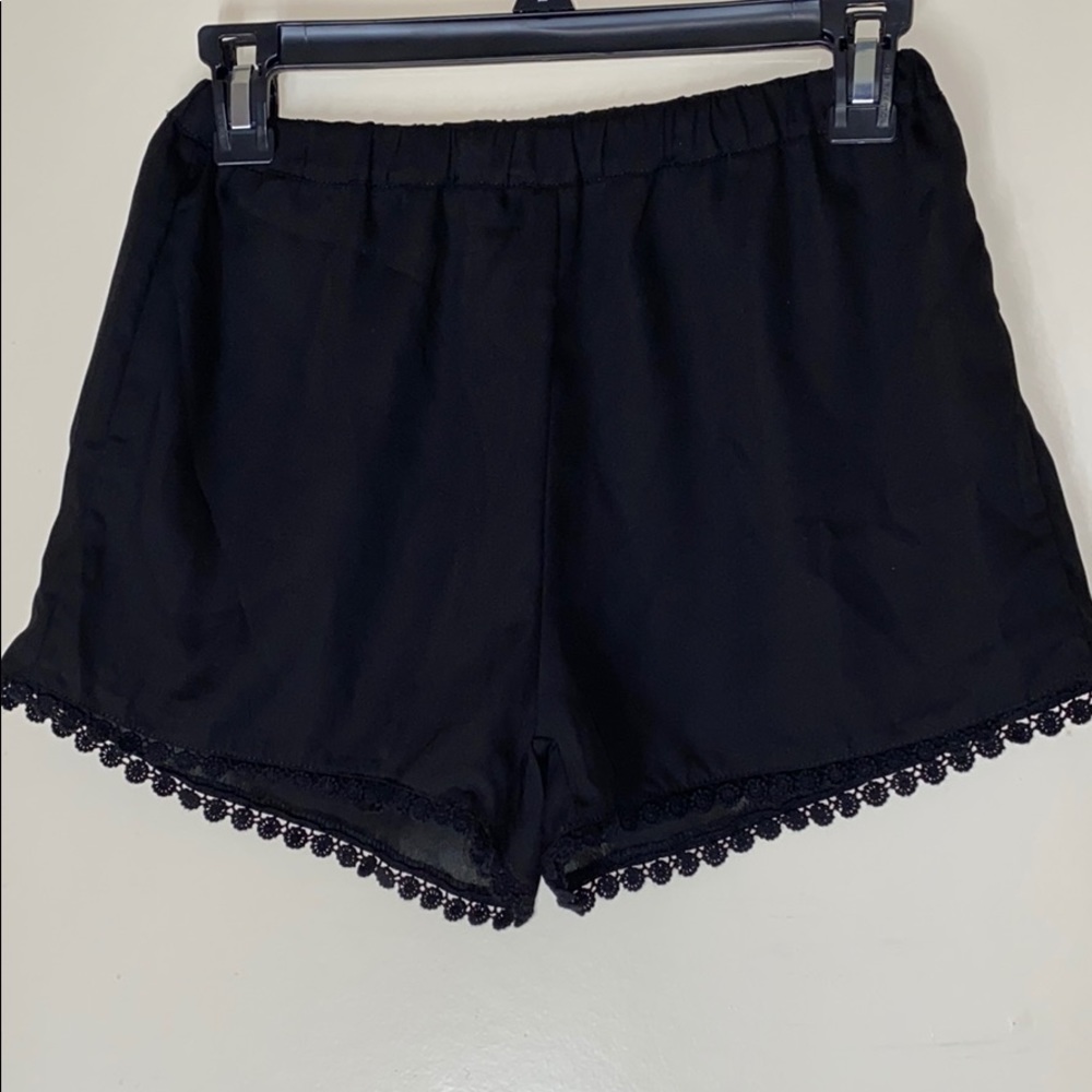 Black shorts